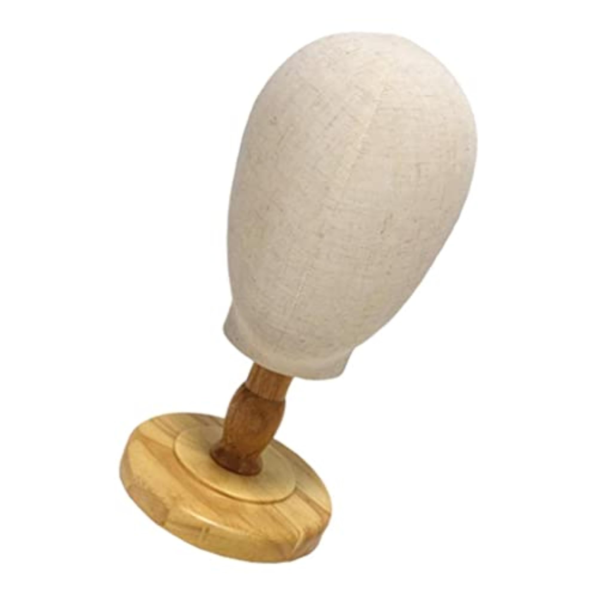 Canvas Tabletop Wig Mannequin Hat Holder Stand