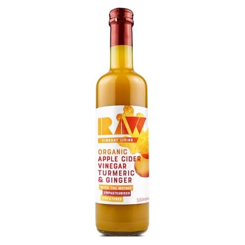 Raw Health Organic Apple Cider Vinegar with Turmeric & Ginger Cover