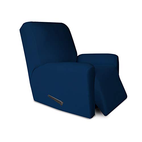 PureFit Stretch Recliner Slipcover, Navy, with Pocket