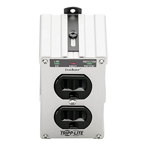 Tripp Lite Isobar 2 Outlet Surge Protector Power Strip, Direct Plug In