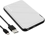CARGA RAPIDA FAST CHARGE Con Certificado de carga rápida Fast Charge, esta batería de emergencia ofrece una potencia de carga de 2.1A para una carga rápida.