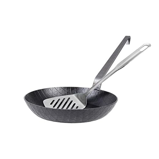 GRÄWE® PROFI stekpanna i smidesjärn (/) 24 cm -- hög kant --