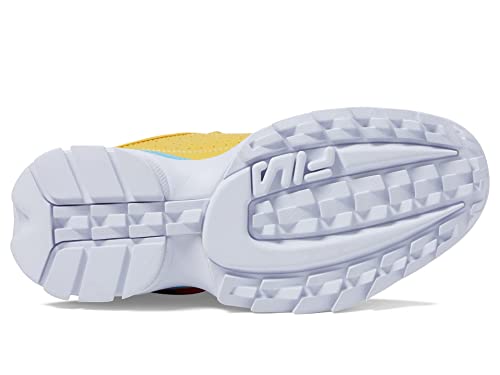 Fila Disruptor II Premium (Big Kid) Lemon/Diva Pink/Bluefish 5 Big Kid M3