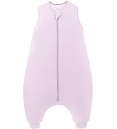 PurComfy Supersoft Toddler Sleep Sack with Feet 1.0 TOG Premium Bamboo Viscose Sleep Bag Walker w...