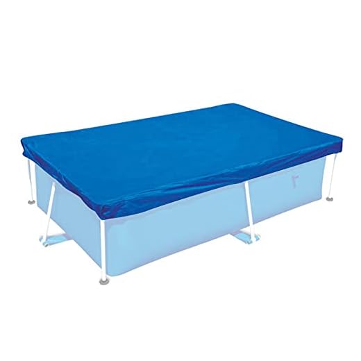 Wangq Cobertor Para Piscina Rectangular, Desmontable, 220X150 Cm, Fundas Para El Verano Al Aire Libre, Frame - Pool Cover De Marco Familiar