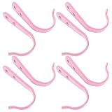 Construction en fer : ces crochets simples sont fabriqués en fer, ce qui leur permet de supporter le poids de vos vêtements et accessoires. crochets pour chapeaux et manteaux, crochets muraux adhésifs mignons
