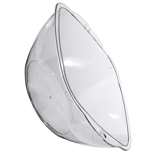 Zerodeko Lavabo Nettoyage du Visage Transparent en Plastique, , Taille Moyenne, Épais et Solide, Usage Professionnel en Salon de Beauté, Polyvalent pour Soins Peau à Domicile