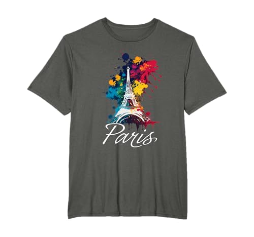 Tour Eiffel Paris Filles Voyage Vacances France Souvenir T-Shirt