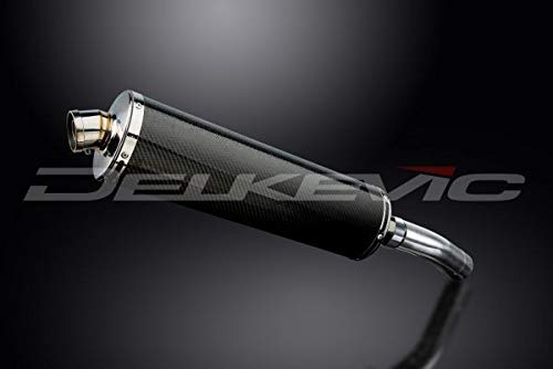 Amazon | DELKEVIC スリップオンカーボンオーバルマフラー
