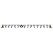 Creative Converting Blue Bandana Cowboy Happy Birthday Pennant Banner with Twine