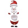 Dimweca Kerstsneeuwpop koelkastmagneet stickers leuke kerstkoelkastdecoraties magneetstickers voor koelkast, garage…