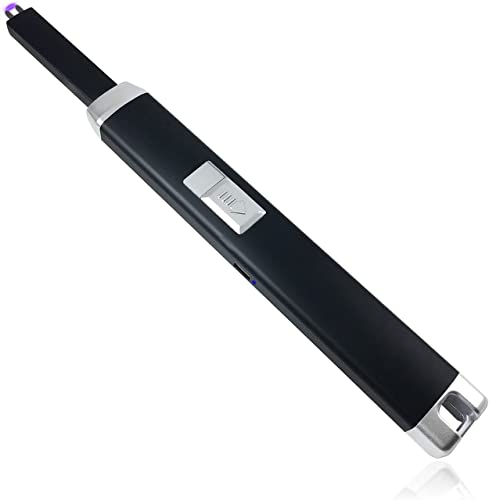 Saberlight Extended Arc Lighter - Rechargeable Long Neck Plasma Arc Lighter - Grill Lighter - Flameless - Butane Free - Rechargeable - Windproof Arc Lighter - Splashproof - Grill - Stove - Candle