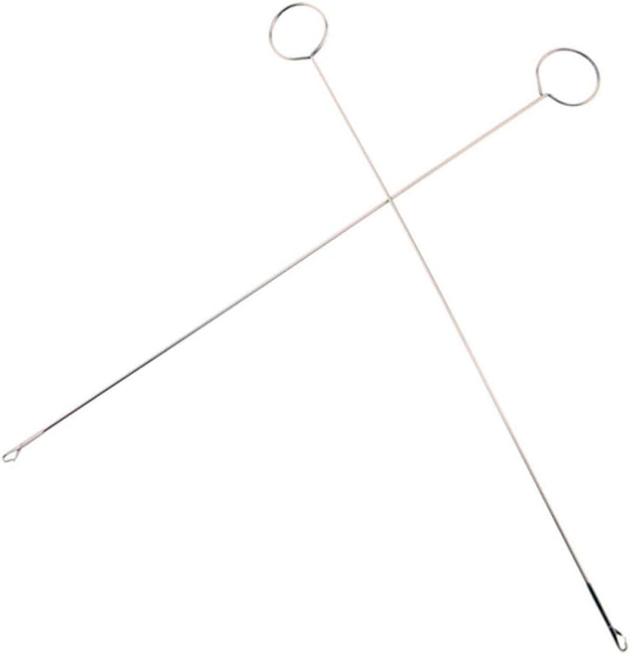 NOLITOY 4pcs Metal Bead Threading Tool Long Crochet Hooks for Beads Threader and Sewing Machine Needle