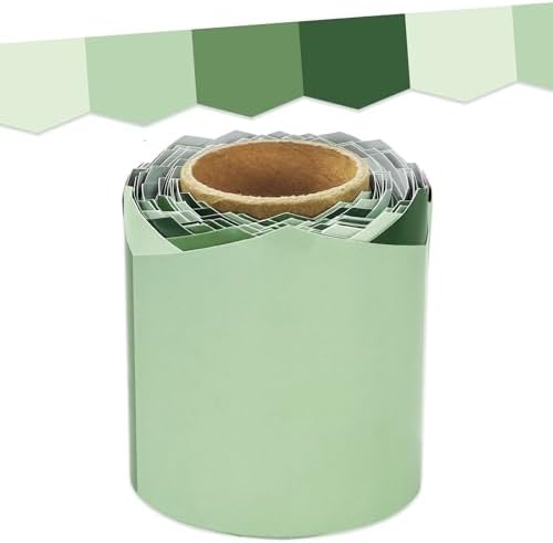 JarThenaAMCS Green Bulletin Board Border, Classroom Decoration