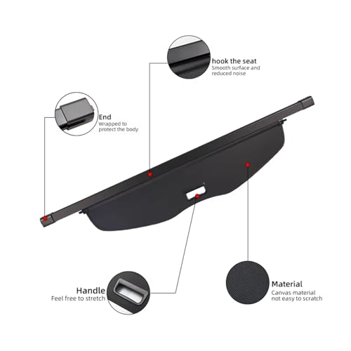 Bouclier étanche coffre RDX 2013-2016 pour éviter les vols cache bagages - 4