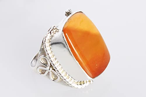 Bague cœur en argent Mookaite contre les bijoux ternes et industriels - 3