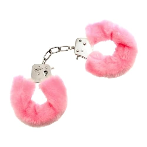 Image of Handcuff Hathkadi Toy with 2 Keys & Eye Mask - Red & Sky Blue