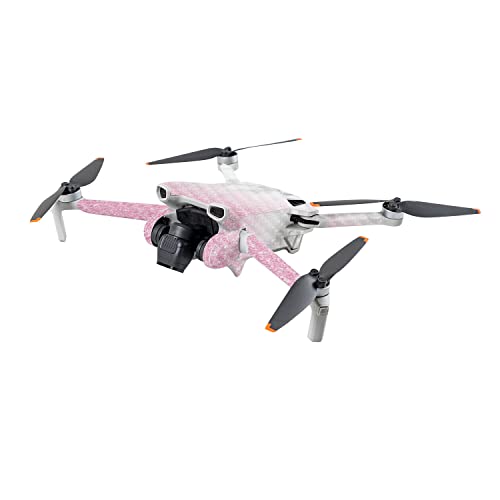 Image of MightySkins Carbon Fiber Skin Compatible with DJI Mini 3 - Marble Glitz | Protective, Durable Textured Carbon Fiber Finish | Easy to Apply | Made in The USA