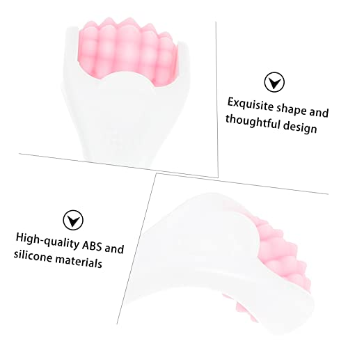 Kallory Roller Shas Muscles Portable Eye Cellulite For Silicone Massaging Neck Massage Pink Arm Fascia Tissue Aging Beat Anti- Gua Cream Facial Relief Tools Muscle Tool Face Body Leg Deep #TOP1