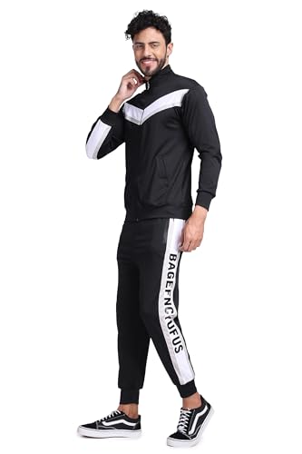 Image of YELLOW TREE Polyester Printed Tracksuits for Men | Running & Sports Tracksuits | Full Sleeve Tracksuits