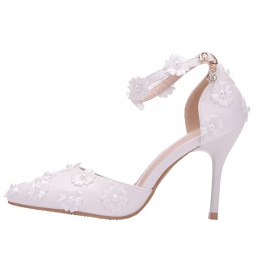 Sandales à talons hauts bout effilé sans douleur mariage 37