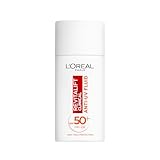 L’Oréal Paris Revitalift Clinical SPF 50+ Invisible UV Fluid, Protect, Prevent and Improve Ageing Signs, Non-Oily Formula for All Skin Tones, Advanced UV Protection and Antioxidant Vitamin C, 50ml