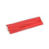 Cavo multi-conduttore per esterni, 50 pezzi di cavi di collegamento in stagno, cavi conduttori in stagno 22AWG, cavi di saldatura stagnati 22AWG, cavi di collegamento da 6 cm, 10 cm e 20 cm(Red,20cm)