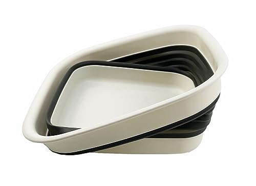 SAMMART 8L 2pcs Set Collapsible Tub & 2.6L Collapsible Colander, Portable Washing Basin - Image 4
