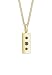 Produktbild Elli Halskette Damen Schwarzer mit Diamant (0.07 ct.) Geo in 375 Gelbgold