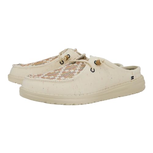 Image of HEYDUDE Women's Wendy Slip Mule Classic | Lightweight Women's Slip-On Shoes | Comfortable & Casual Everyday Footwear