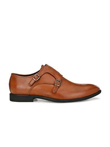 Image of AADI Men's Synthetic Leather Monk Strap Formal Shoes
