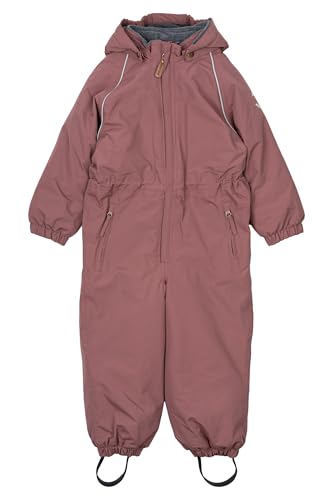 Mikk-line Schneeanzug Kinder 116 Rose Brown| Nylon Schneeanzug Kleinkinder | Schneeanzüge Für Jungen Und Mädchen Mit Wasserdicht 20.000 mm