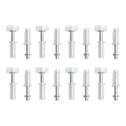 Kit de herrajes para puerta bifold, pivote superior y rueda guía acero-plástico, para armario corredizo plegable de clóset, operación suave y silenciosa (8 piezas)