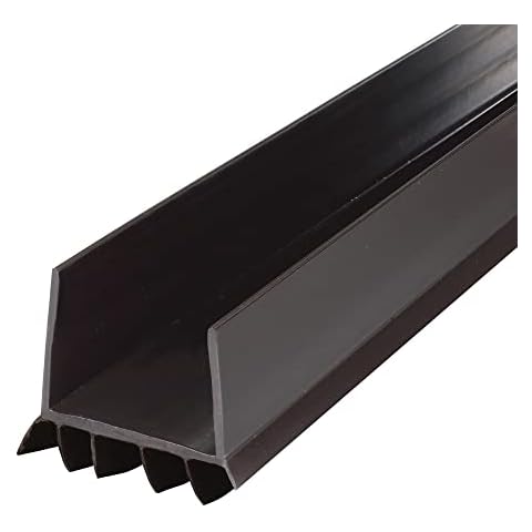 M-D Building Products 43337 Vinyl U-Shape Cinch Slide-On Under Door Seal Cover
