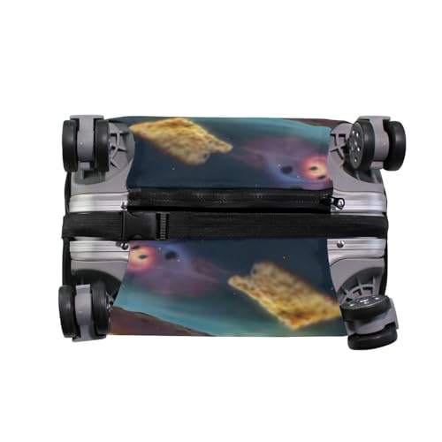 Joisal Cats Taco Spaceship Bag Covers for Luggage Fit 18-32 Inch Suitcase Covers for Luggage Tsa Approved, Luggage Identifier4