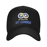 Kit Music Connor Fashionable, Sweat-Absorbent, Breathable, Sun-Shading, Versatile Outdoor Hat Black