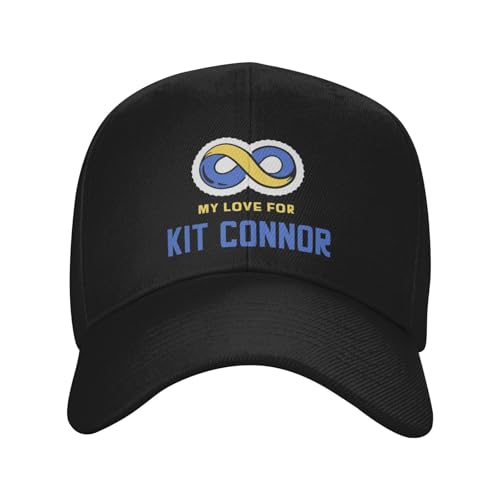 Kit Music Connor Fashionable, Sweat-Absorbent, Breathable, Sun-Shading, Versatile Outdoor Hat Black