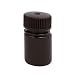 New Lon0167 25ml Plastic Featured Big Mouth Laboratory reliable efficacy Reagent Bottle Sealling Bottle Brown(id:811 e8 65 5f4)