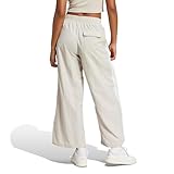 adidas Women's Essentials 3-Stripes Woven Parachute Pants, Wonder Alumina/White, Small - Image 3