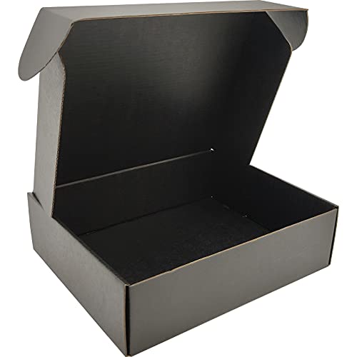 Cenoid Versandkartons Mittel 250x200x70 mm Schwarz Maxibrief...