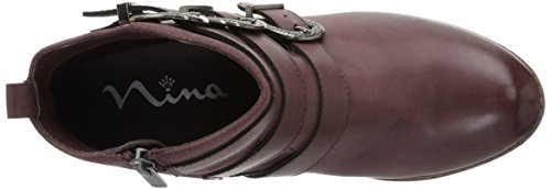 NINA Girls' Carolina Slip-On, Red, 11 M US Little Kid