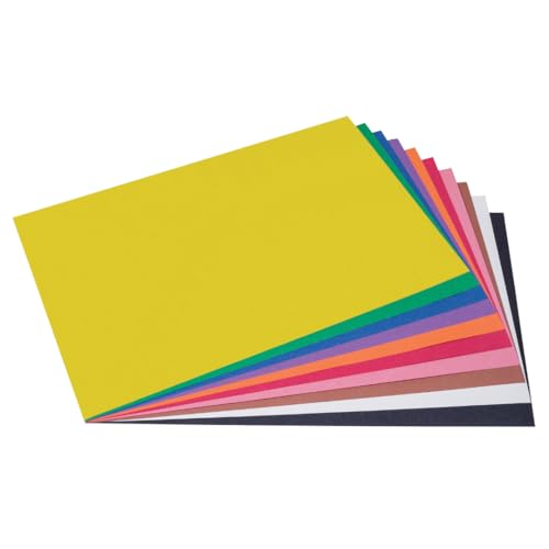 Image of Prang (Formerly SunWorks) Construction Paper, 10 Assorted Colors, 12 inch x 18 inch, 50 Sheets