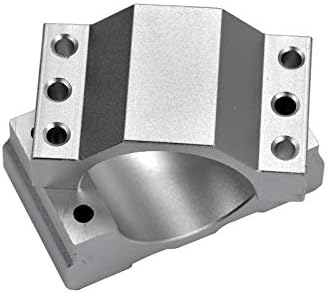Ochoos Aluminum Mold ER11 Spindle Motor Mount Bracket Clamp 55mm Diameter