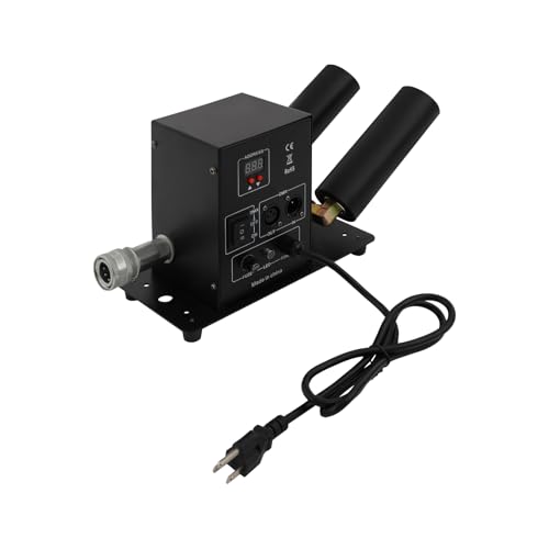 Máquina de humo CO2, 150 W, con protocolo DMX512 y doble boquilla, cañón para niebla exterior, ideal para escenarios comerciales, obras teatrales, discotecas y bares miniatura 3