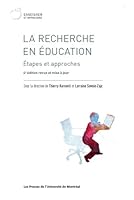 RECHERCHE EN ÉDUCATION (LA) 4E ÉD. 2760639320 Book Cover
