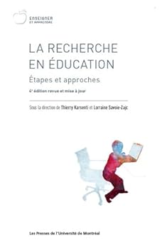 Paperback Recherche en éducation, 4e éd. (La): Étapes et approches [French] Book
