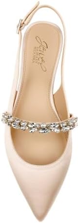 Jewel Badgley Mischka Bambi Pointed Toe Sling Back - Image 7