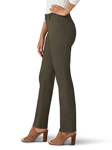 Image of Lee Women's Wrinkle Free Relaxed Fit Straight Leg Pant