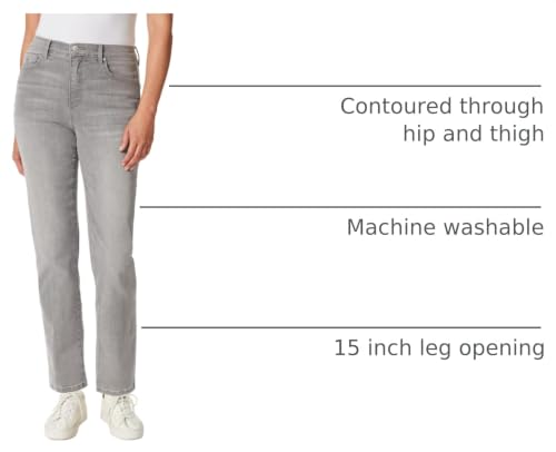 Image of Gloria Vanderbilt Womens Amanda Classic High Rise Tapered Jean Petite