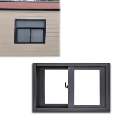 XGXHIN Horizontal Sliding Window for Basement & Garages, Aluminum Replacement Window with Tempered Glass & Screen, Custom